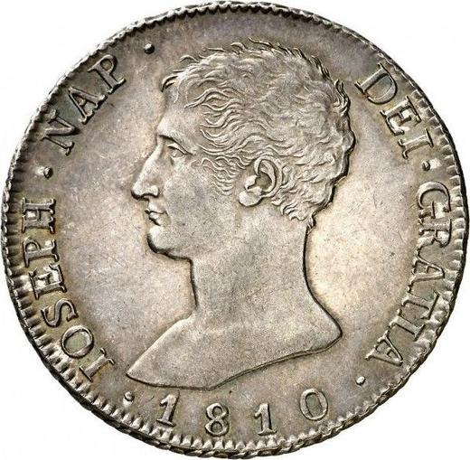 Awers monety - 20 réales 1810 M IA - cena srebrnej monety - Hiszpania, Józef Bonaparte