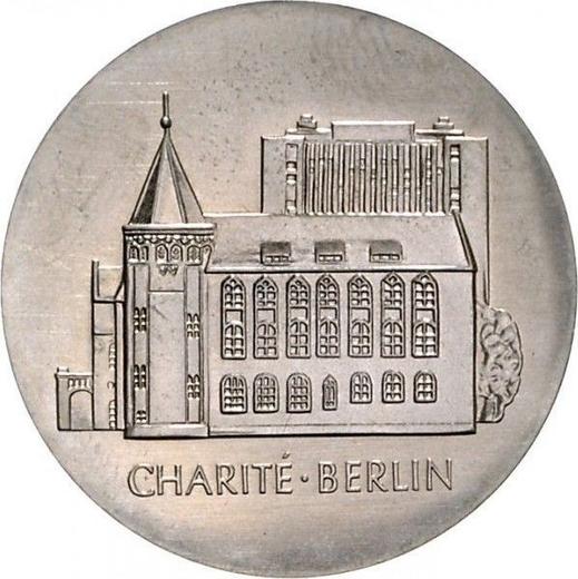 Obverse 10 Mark 1986 A "Charite Clinic" - Silver Coin Value - Germany, GDR