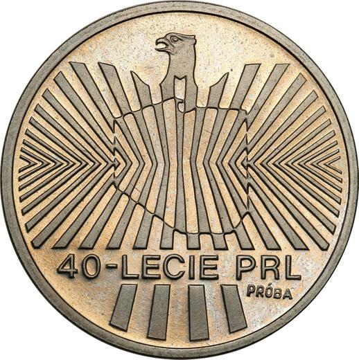 Reverso Pruebas 1000 eslotis 1984 MW "40 aniversario de la República Popular de Polonia" Níquel - valor de la moneda  - Polonia, República Popular