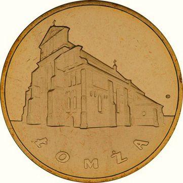 Reverso 2 eslotis 2007 MW EO "Łomża" - valor de la moneda  - Polonia, República moderna