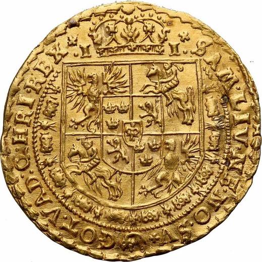 Реверс монеты - Дукат 1628 года "Тип 1623-1628" - цена золотой монеты - Польша, Сигизмунд III Ваза