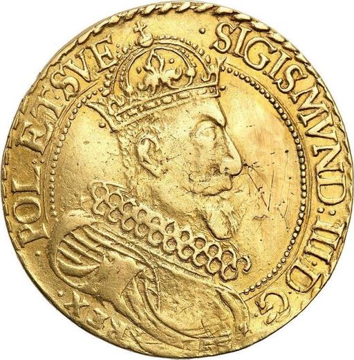 Awers monety - 5 dukatów 1612 - cena złotej monety - Polska, Zygmunt III