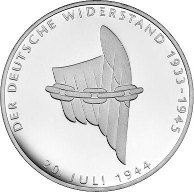 Аверс монеты - 10 марок 1994 года A "Сопротивление" - цена серебряной монеты - Германия, ФРГ