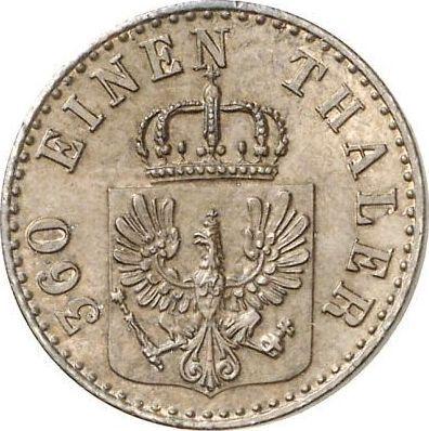 Аверс монеты - 1 пфенниг 1847 года A - цена  монеты - Пруссия, Фридрих Вильгельм IV