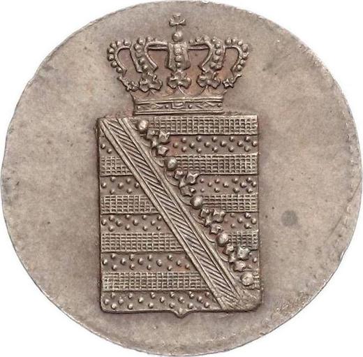 Аверс монеты - 1 пфенниг 1838 года G - цена  монеты - Саксония-Альбертина, Фридрих Август II