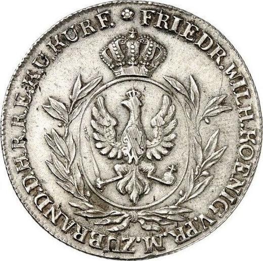 Awers monety - 2/3 talara 1801 - cena srebrnej monety - Prusy, Fryderyk Wilhelm III