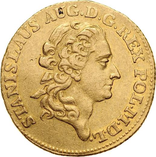 Аверс монеты - Дукат 1792 года EB - цена золотой монеты - Польша, Станислав II Август