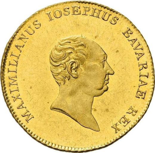 Awers monety - Dukat 1821 - cena złotej monety - Bawaria, Maksymilian I