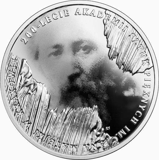 Reverse 10 Zlotych 2019 "200th Anniversary of the Jan Matejko Academy of Fine Arts in Krakow" - Silver Coin Value - Poland, III Republic after denomination