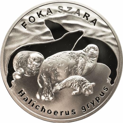 Reverso 20 eslotis 2007 MW RK "Foca gris" - valor de la moneda de plata - Polonia, República moderna