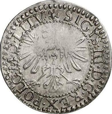 Awers monety - 1 grosz 1611 "Litwa" - cena srebrnej monety - Polska, Zygmunt III