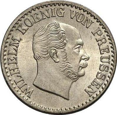 Аверс монеты - 1 серебряный грош 1873 года C - цена серебряной монеты - Пруссия, Вильгельм I