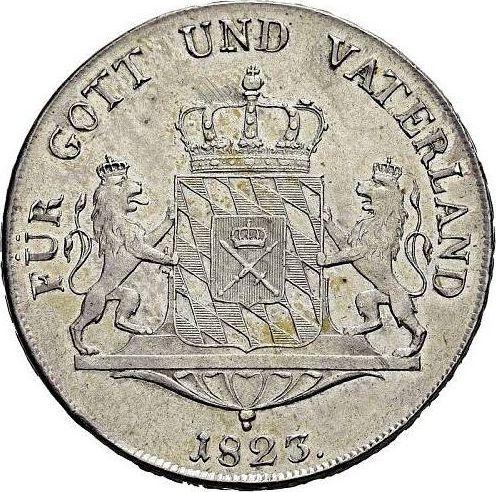 Reverso Tálero 1823 "Tipo 1807-1825" - valor de la moneda de plata - Baviera, Maximilian I
