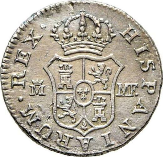 Reverso Medio real 1790 M MF - valor de la moneda de plata - España, Carlos IV