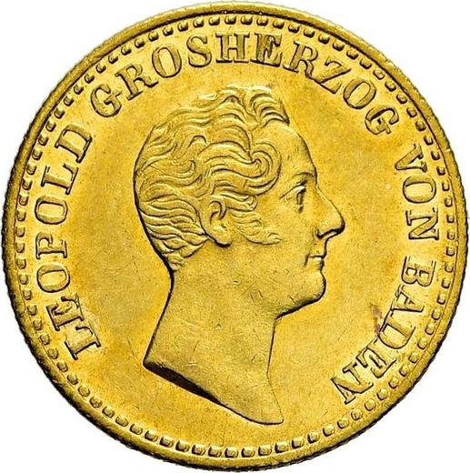 Avers Dukat 1837 - Goldmünze Wert - Baden, Leopold