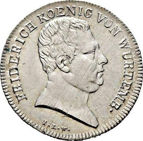 Obverse 20 Kreuzer 1812 I.L.W. - Silver Coin Value - Württemberg, Frederick I