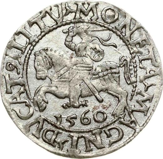 Reverso Medio grosz 1560 "Lituania" - valor de la moneda de plata - Polonia, Segismundo II Augusto