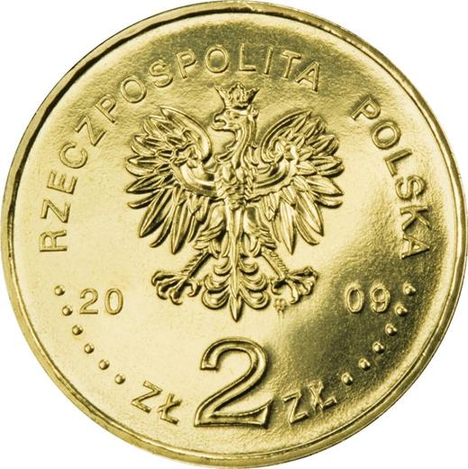 Anverso 2 eslotis 2009 MW AN "Húsar alado" - valor de la moneda  - Polonia, República moderna