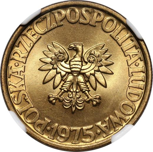 Аверс монеты - 5 злотых 1975 года - цена  монеты - Польша, Народная Республика
