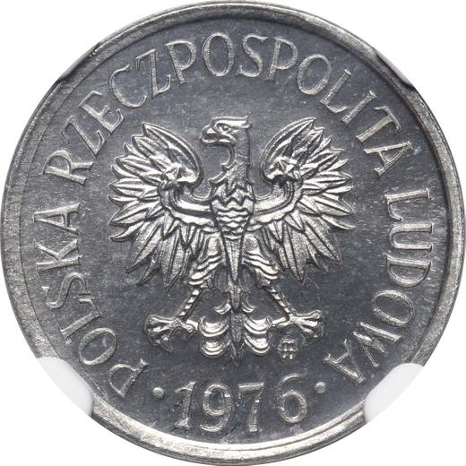 Obverse 10 Groszy 1976 MW -  Coin Value - Poland, Peoples Republic