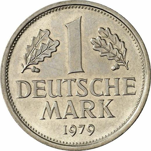 Awers monety - 1 marka 1979 D - cena  monety - Niemcy, RFN