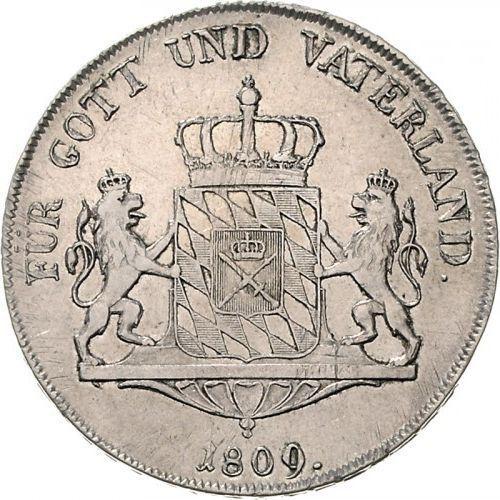 Rewers monety - Talar 1809 "Typ 1807-1825" - cena srebrnej monety - Bawaria, Maksymilian I