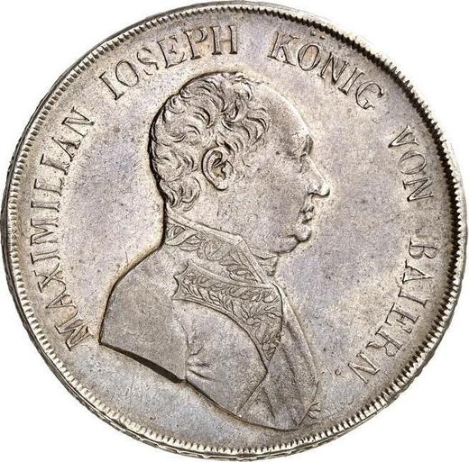 Anverso Tálero 1807 "Tipo 1807-1825" - valor de la moneda de plata - Baviera, Maximilian I