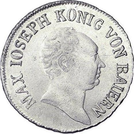 Аверс монеты - 6 крейцеров 1810 года - цена серебряной монеты - Бавария, Максимилиан I