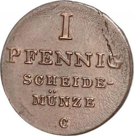 Reverso 1 Pfennig 1831 C - valor de la moneda  - Hannover, Guillermo IV