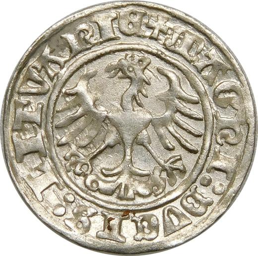 Reverse 1/2 Grosz 1512 "Lithuania" - Poland, Sigismund I the Old