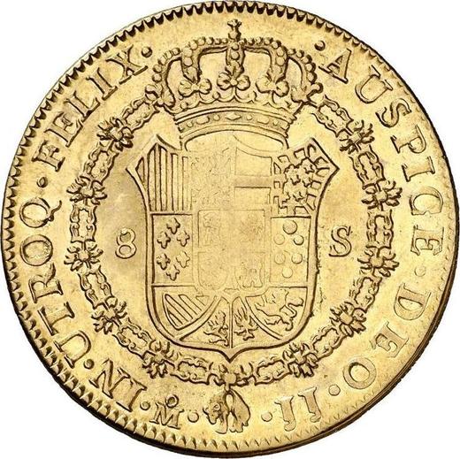 Reverso 8 escudos 1811 Mo JJ - valor de la moneda de oro - México, Fernando VII