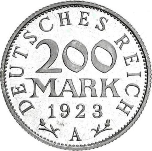 Reverse 200 Mark 1923 A - Germany, Weimar Republic