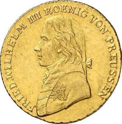 Anverso Frederick D'or 1800 B - valor de la moneda de oro - Prusia, Federico Guillermo III
