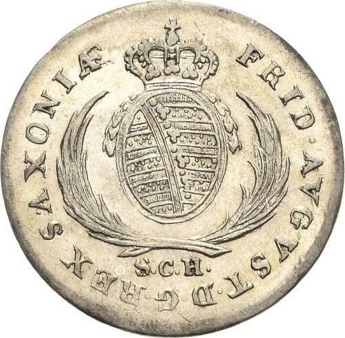 Anverso 1/12 tálero 1810 S.G.H. - valor de la moneda de plata - Sajonia, Federico Augusto I