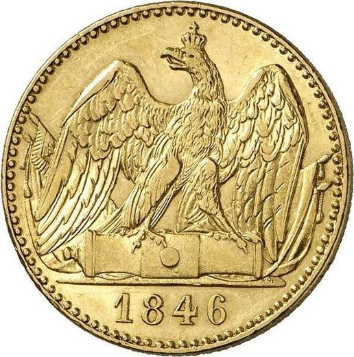 Rewers monety - Podwójny Friedrichs d'or 1846 A - cena złotej monety - Prusy, Fryderyk Wilhelm IV
