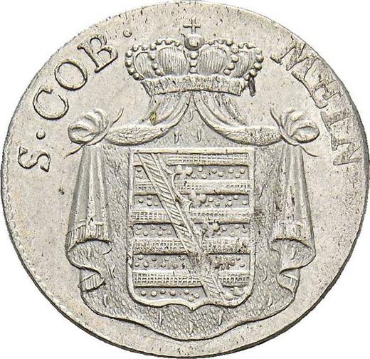 Awers monety - 6 krajcarów 1813 - cena srebrnej monety - Saksonia-Meiningen, Bernard II
