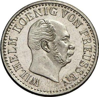 Аверс монеты - 1/2 серебряных гроша 1867 года C - цена серебряной монеты - Пруссия, Вильгельм I