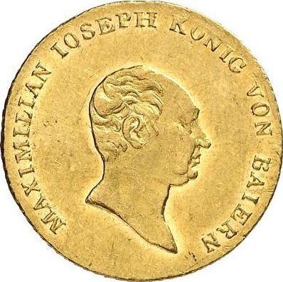 Аверс монеты - Дукат 1817 года - цена золотой монеты - Бавария, Максимилиан I