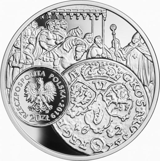Obverse 20 Zlotych 2019 "The szostak (Six grosz) of John III Sobieski" - Silver Coin Value - Poland, III Republic after denomination