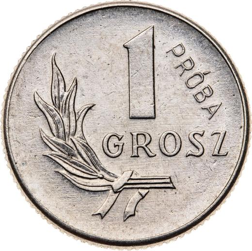 Avers Probe 1 Groschen 1949 Nickel - Münze Wert - Polen, Volksrepublik Polen