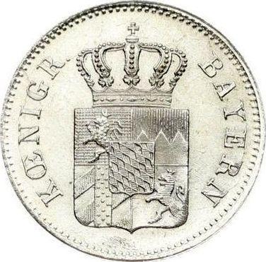 Awers monety - 6 krajcarów 1848 - cena srebrnej monety - Bawaria, Ludwik I