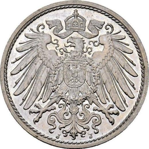 Reverse 10 Pfennig 1913 J "Type 1890-1916" - Germany, German Empire