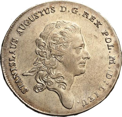 Аверс монеты - Талер 1769 года IS - цена серебряной монеты - Польша, Станислав II Август