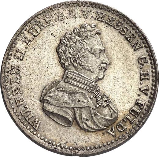 Аверс монеты - 1/3 талера 1826 года - цена серебряной монеты - Гессен-Кассель, Вильгельм II