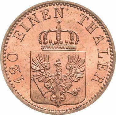 Anverso 3 Pfennige 1866 A - valor de la moneda  - Prusia, Guillermo I