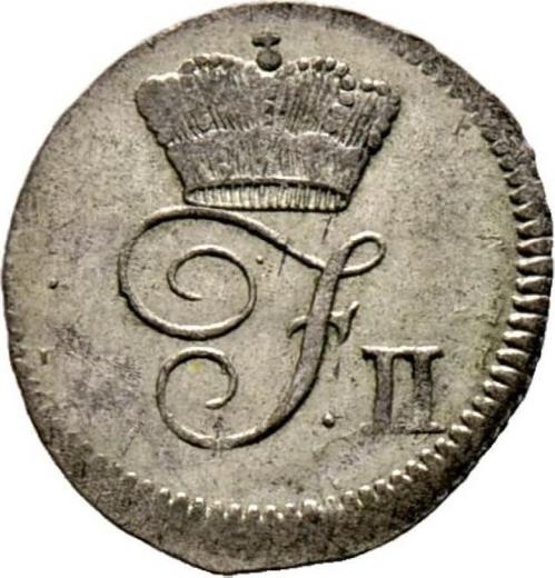 Аверс монеты - 1 крейцер 1799 года - цена серебряной монеты - Вюртемберг, Фридрих I Вильгельм