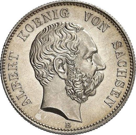 Obverse 2 Mark 1898 E "Saxony" - Silver Coin Value - Germany, German Empire