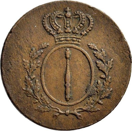 Аверс монеты - 2 пфеннига 1810 года A - цена  монеты - Пруссия, Фридрих Вильгельм III