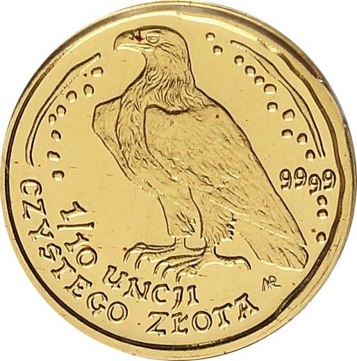 Reverse 50 Zlotych 2000 MW NR "White-tailed eagle" - Gold Coin Value - Poland, III Republic after denomination