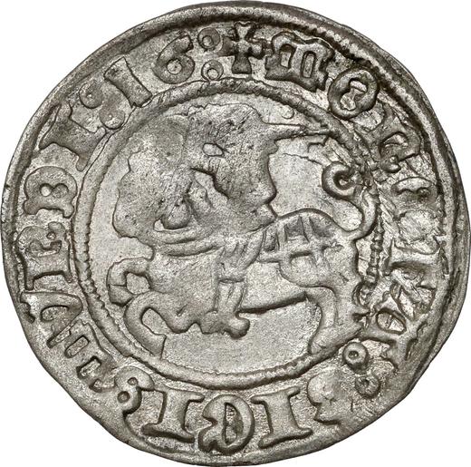 Anverso Medio grosz 1516 "Lituania" - valor de la moneda de plata - Polonia, Segismundo I el Viejo